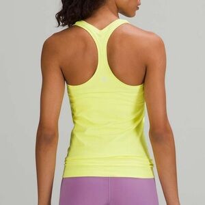 Lululemon Yellow Racerback Tank Top